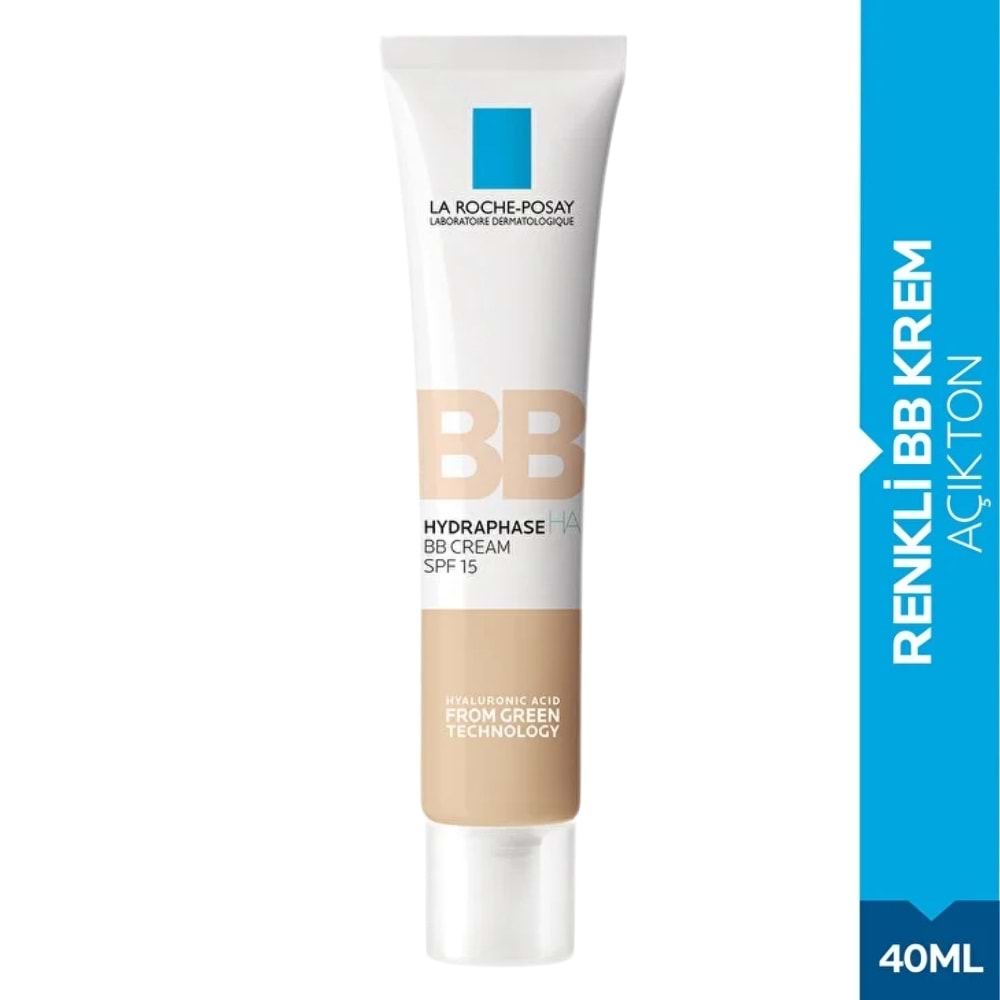 La Roche Posay Hydraphase BB Light SPF15 Renkli Nemlendirici Krem 40Ml
