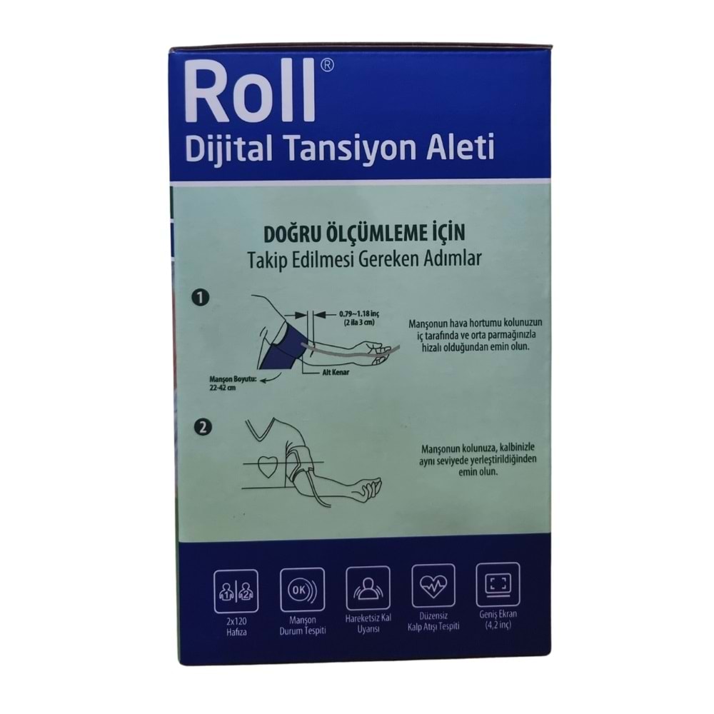 Roll Konuşan Koldan Ölçer Dijital Tansiyon Aleti