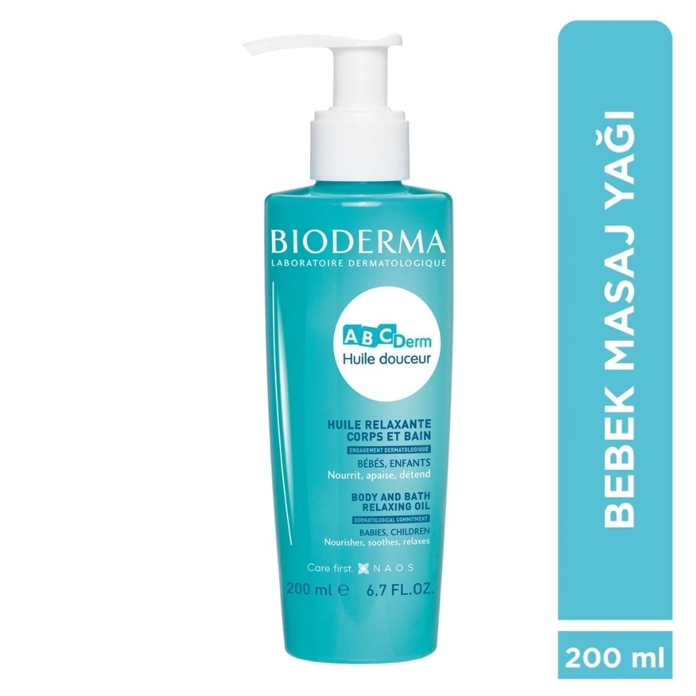 Bioderma ABCDerm Relaxing Oil Masaj Yağı 200 mL