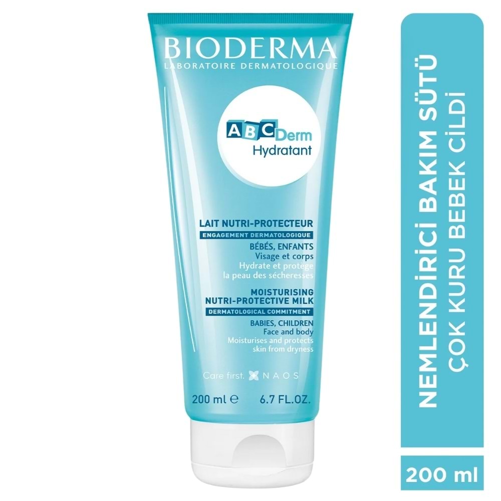 Bioderma ABCDerm Hydratant Besleyici Bakım Kremi 200 mL