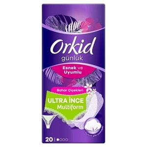 Orkid Ultra İnce Günlük Ped Bahar Çiçekleri 20li