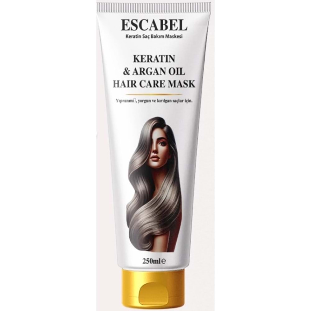 Escabel Keratin Argan Yağı Saç Bakım Maskesi 250Ml