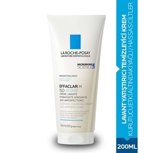 La Roche Posay Effaclar H Iso-Biome Lavant Yatıştırıcı Ve Temizleyici Krem 200 mL