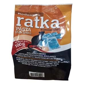 Rodentisit Ratka Fare Zehiri Pasta 100 gr