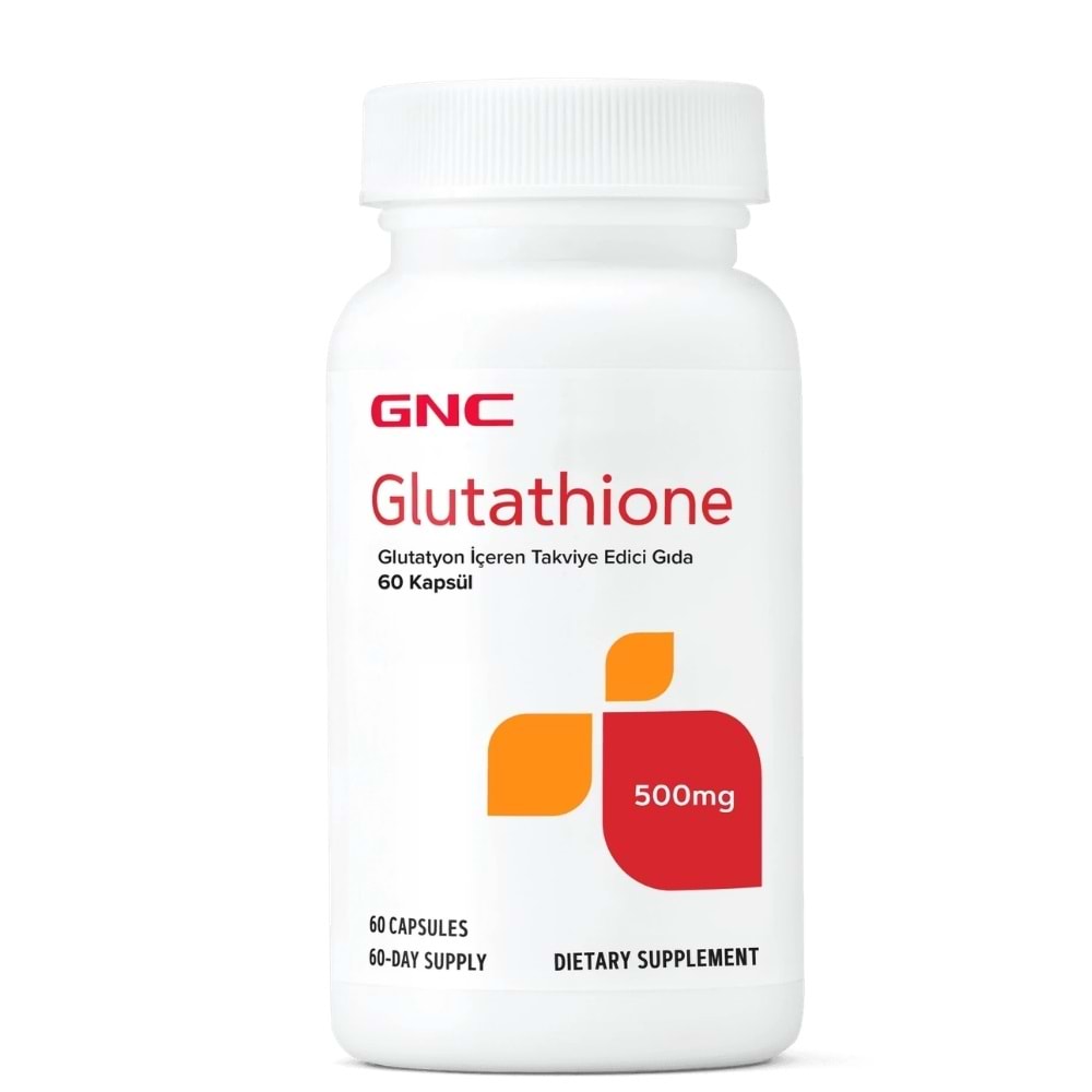 GNC Glutathione Glutatyon İçeren Takviye Edici Gıda 500 mg 60 kapsül