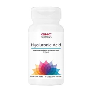 GNC Women's Hyaluronic Acid içeren Takviye Edici Gıda 30 Kapsül