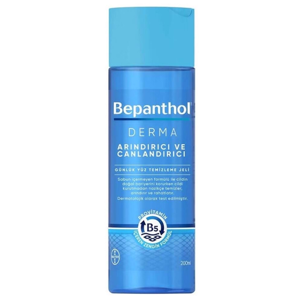 Bepanthol Derma Arındırıcı ve Canlandırıcı Yüz Temizleme Jeli 200 ml