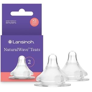 Lansinoh Biberon Emziği Extra Yavaş Akış XS 2Li