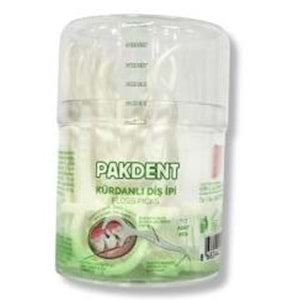 Pakdent Kürdanlı Diş İpi 50Li Silindir Kutulu