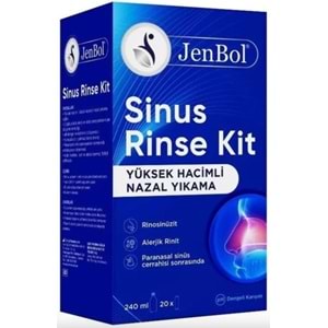 Jenbol Burun ve Sinüs Temizleme Kiti 240ml 20Li