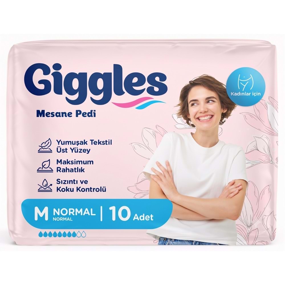 Giggles Mesane Pedi Kadın Medium 10lu
