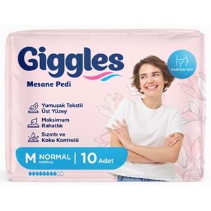Giggles Mesane Pedi Kadın Medium 10lu