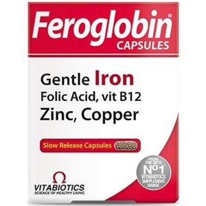 Vitabiotics Feroglobin Gentle İron 30 Kapsül