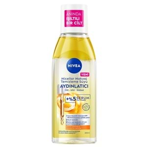 Nivea Serum Etkili Aydınlatıcı Micellar Makyaj Temizleme Suyu 200 mL