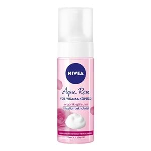 Nivea Aqua Rose Gül Suyu İçeren Yüz Yıkama Köpüğü 150 mL