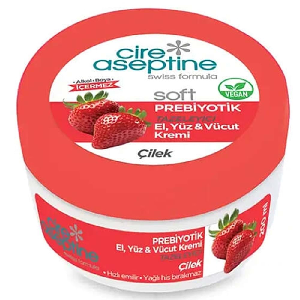 Cire Aseptine Kavanoz 200Ml El Kremi Strawberry