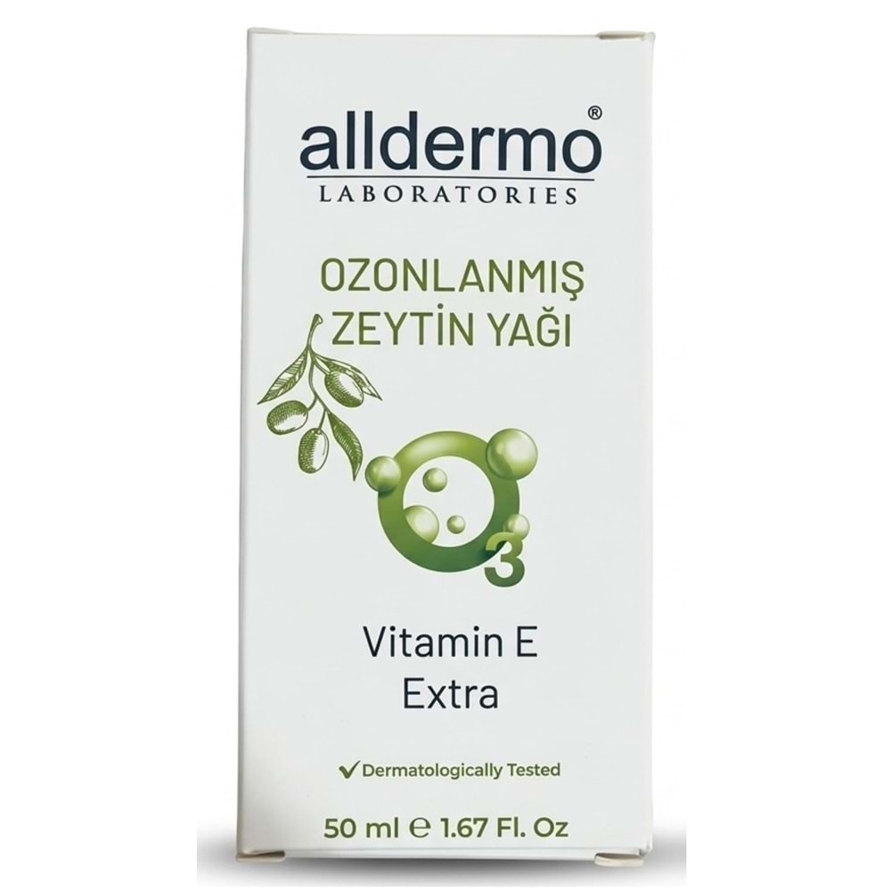 Alldermo Ozonlanmış Zeytin Yağı, 50 mL