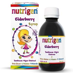 Nutrigen Şurup Elderberry 200Ml