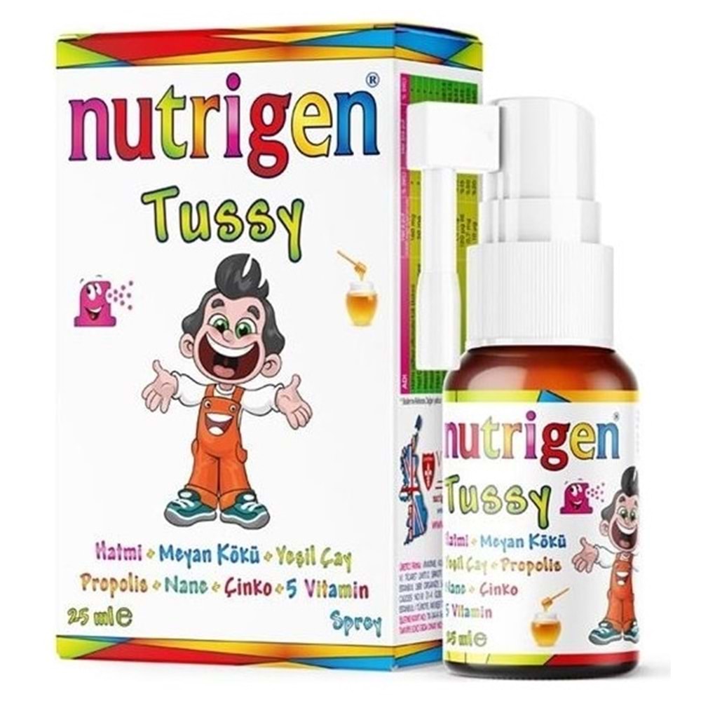 Nutrigen Tussy Boğaz Spreyi 25Ml